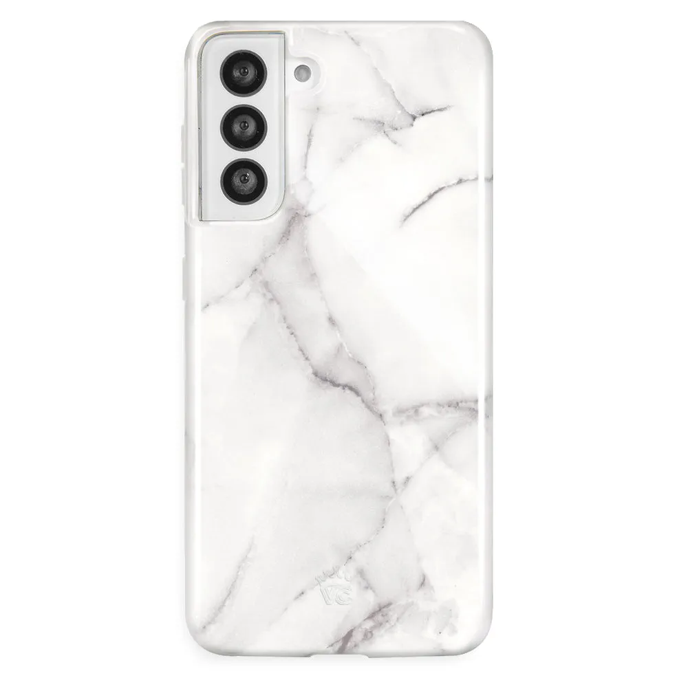 Carrara Marble Samsung Case