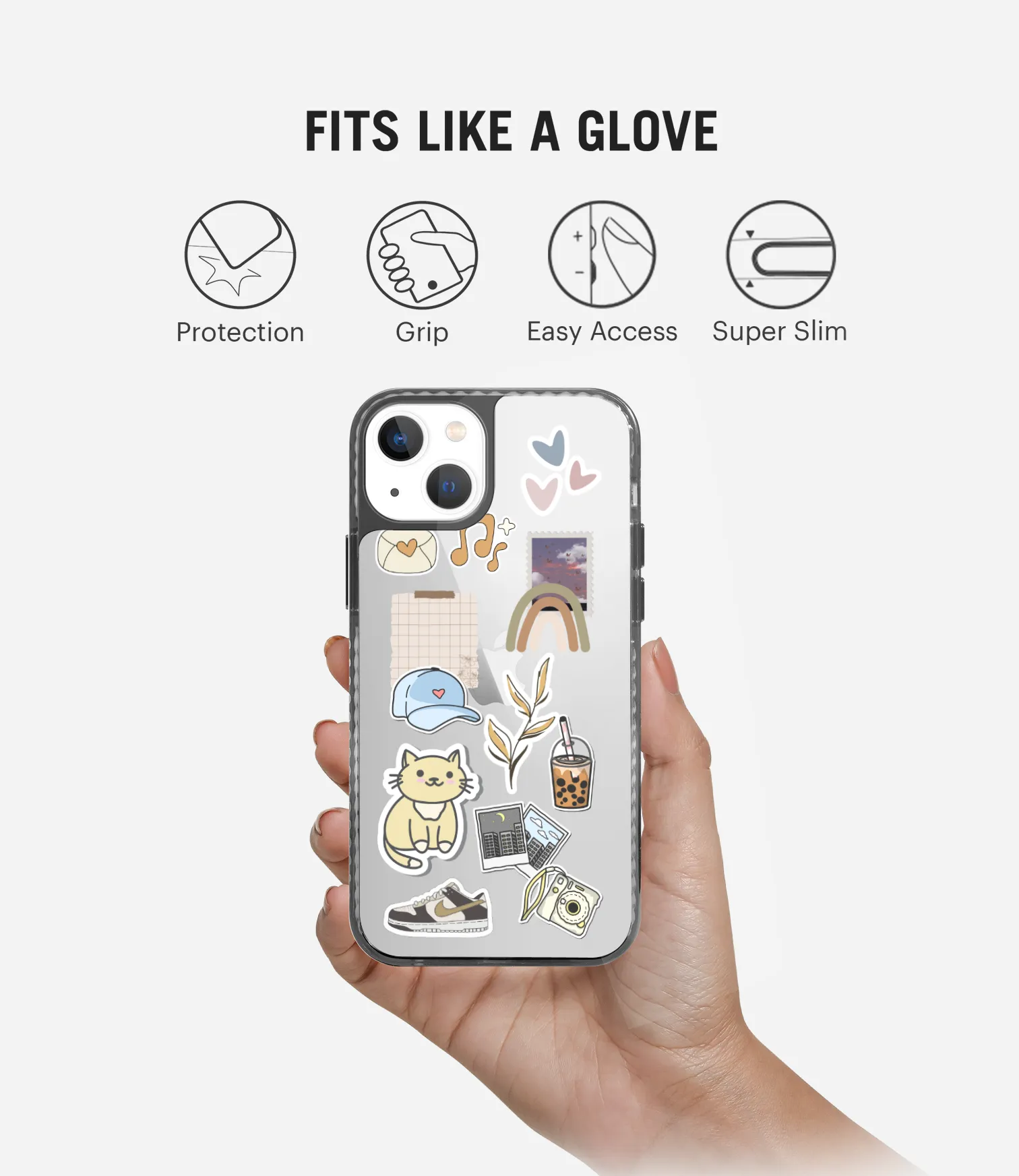 Cartoon Chic Stride 2.0 Clear Phone Case