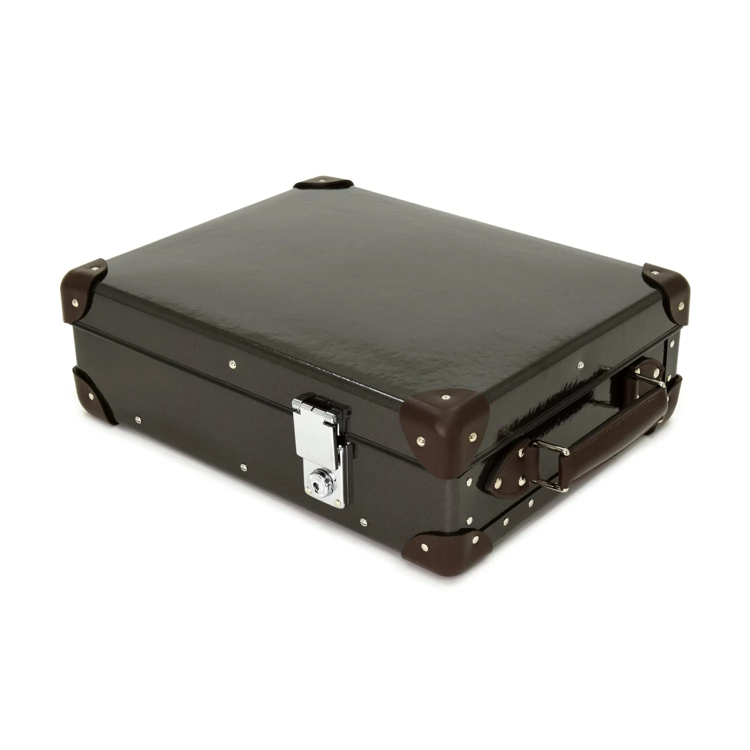 Caviar · 12-Slot Watch Case | Caviar/Chocolate