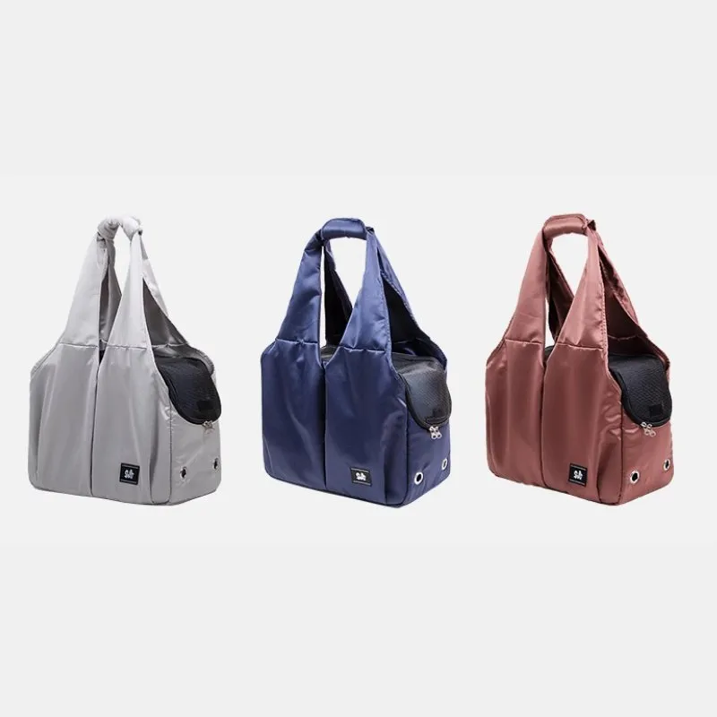 Chic Pet Tote Carrier with Enhanced Storage