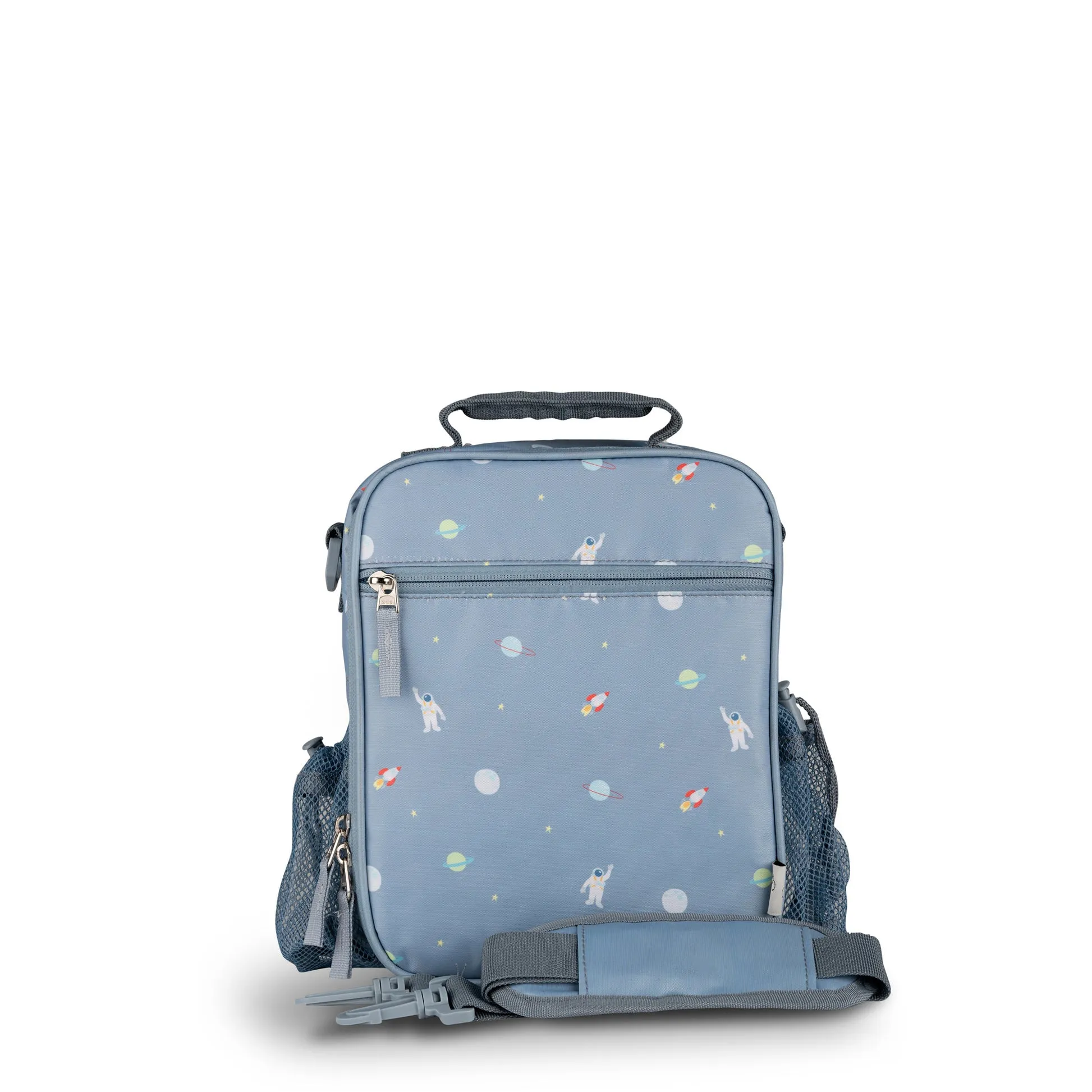 Citron Insulated Lunchbag Backpack - Spaceship - Dusty Blue