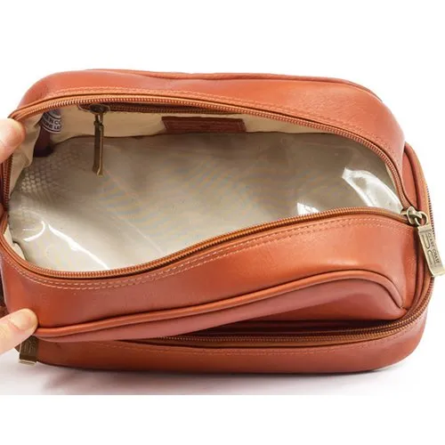 Claire Chase Baltic Leather Toiletry Bag