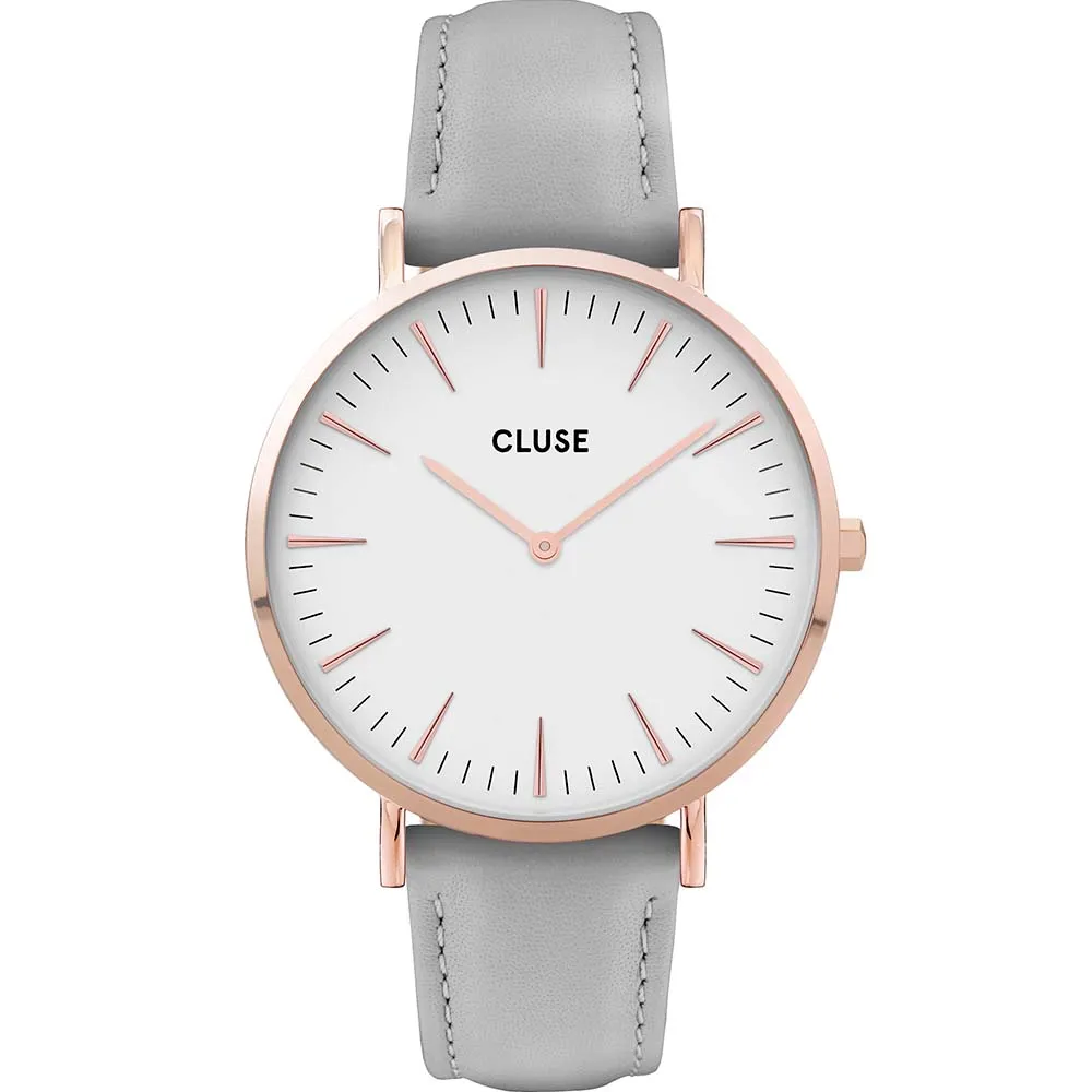 Cluse CW0101201007 Boho Chic Grey Leather Womens Watch