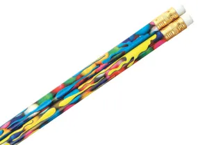 Colorful Paint Splatter Pencil (144/unit), #D1032 (E-4)