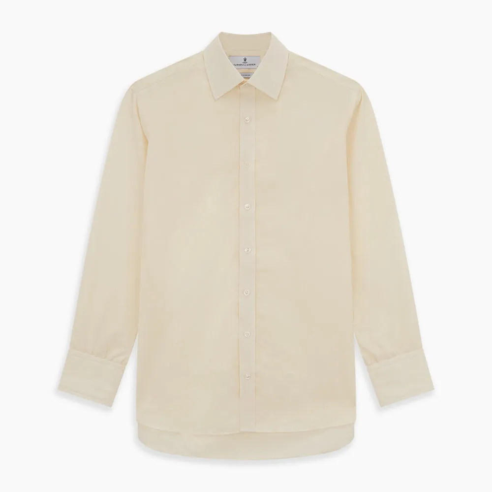 Cream Fine Pencil Stripe Mayfair Shirt