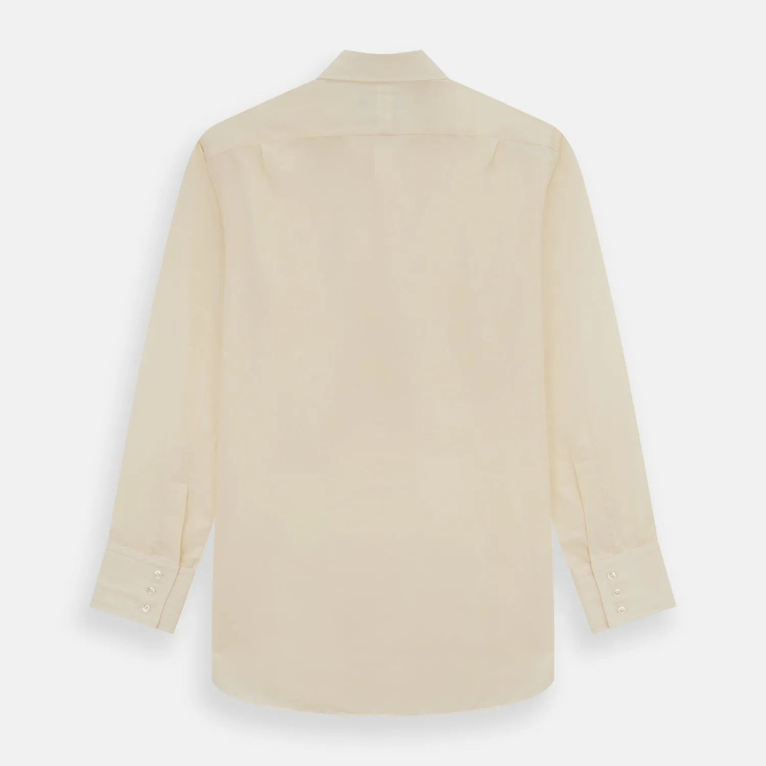 Cream Fine Pencil Stripe Mayfair Shirt