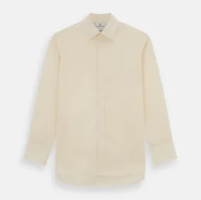 Cream Fine Pencil Stripe Mayfair Shirt