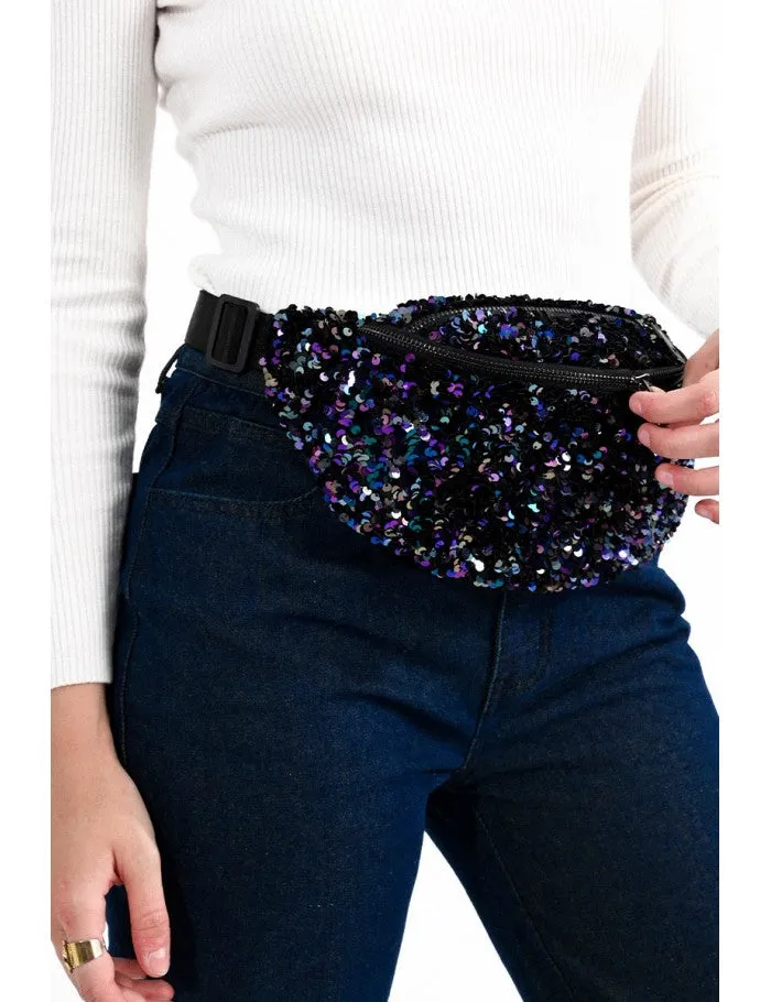 Crossbody Sequined Sling Bag