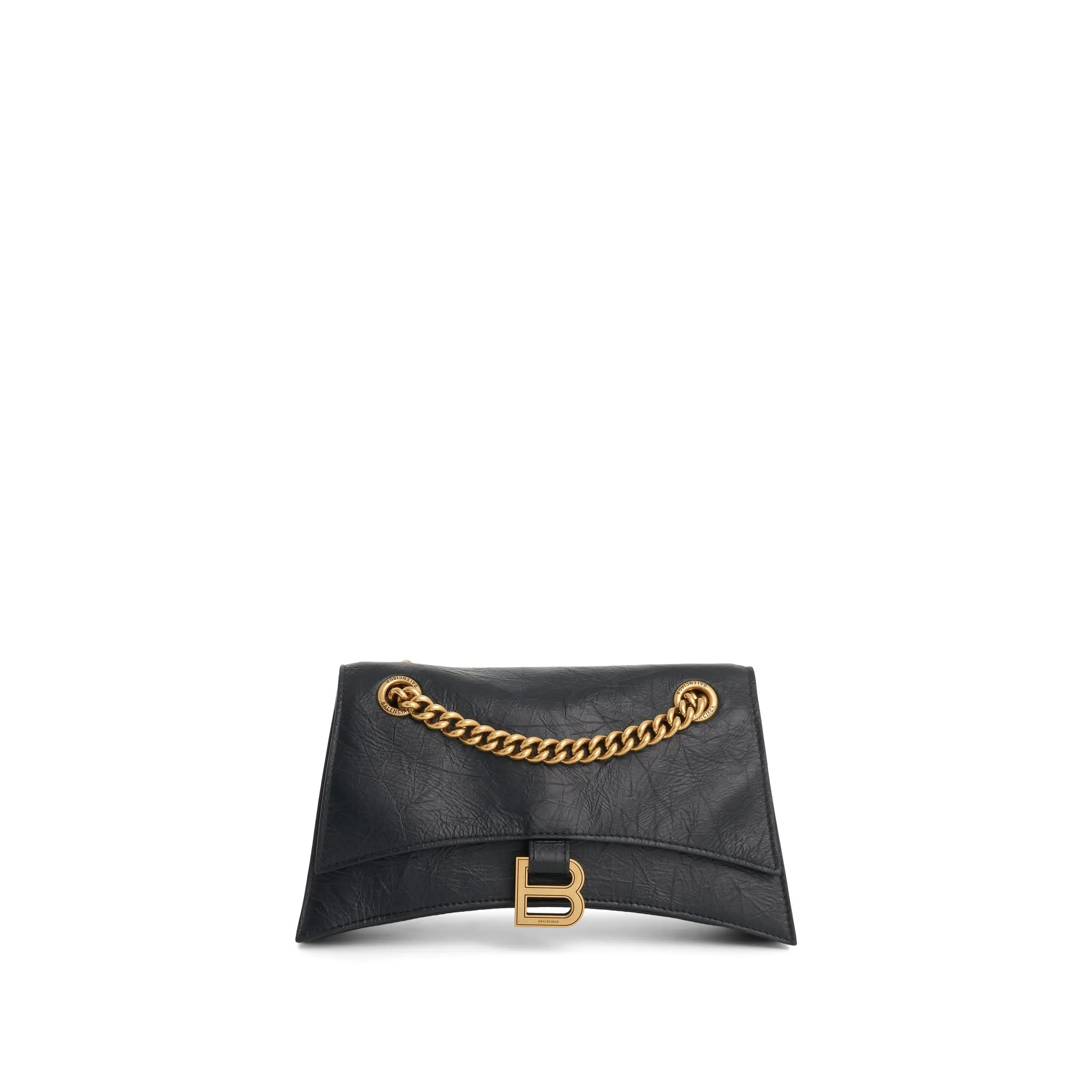 Crush Small Chain Bag in Black