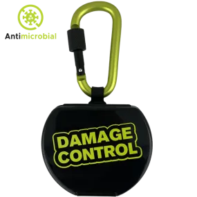 Damage Control Anti Microbial Mouthguard Case with Carabiner Clip