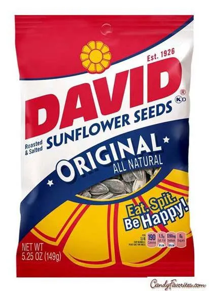 David Original Sunflower Seeds Bags