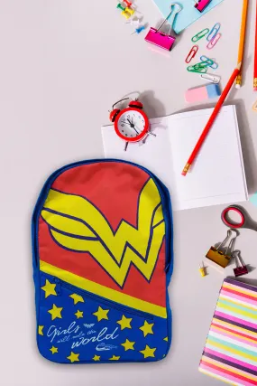 DC Kids Wonder Woman Printed Backpack