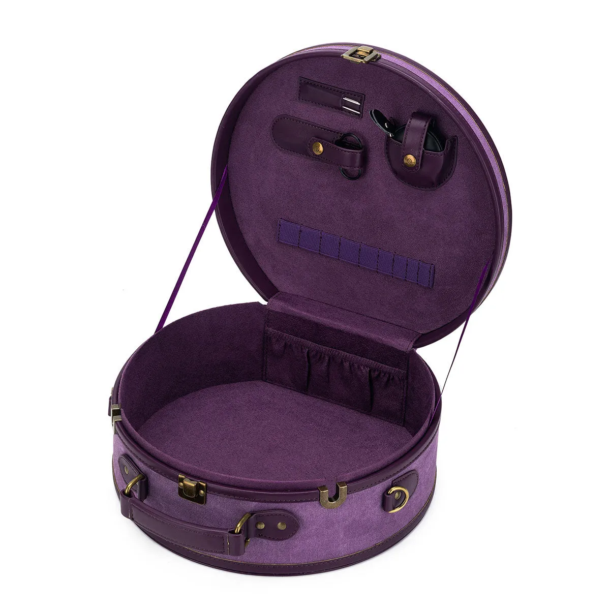 della Q Maker's Hat Box - Plum