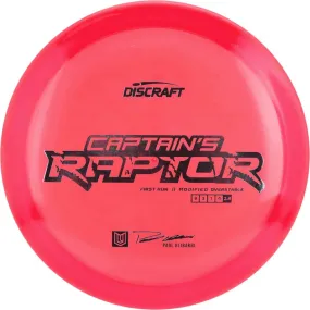 Discraft Paul Ulibarri Special Z First Run Captain's Raptor