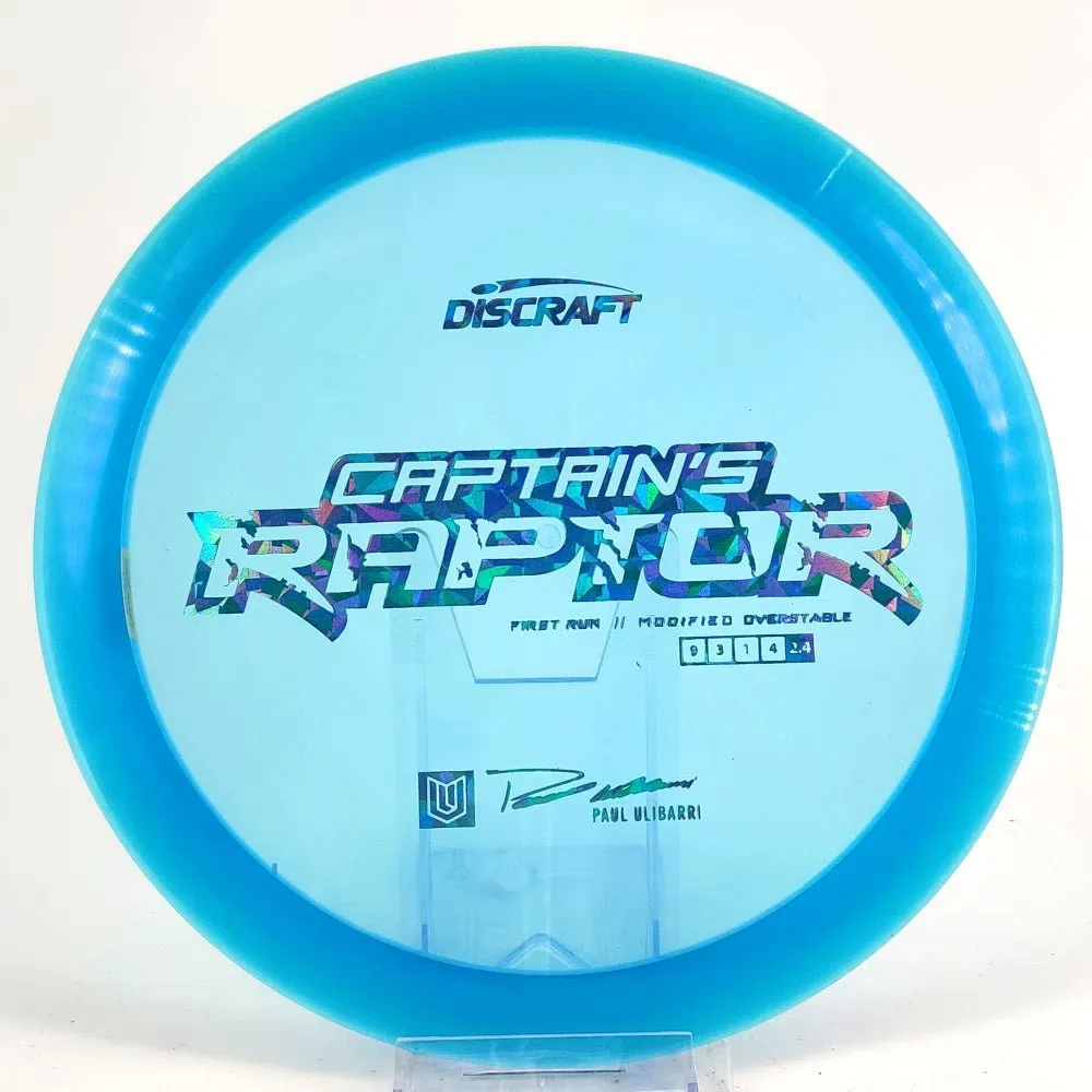 Discraft Paul Ulibarri Special Z First Run Captain's Raptor