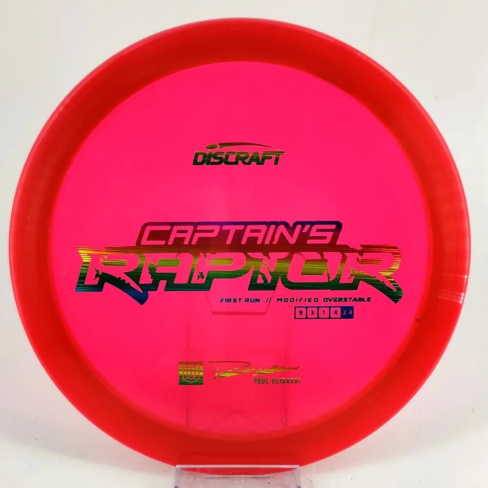 Discraft Paul Ulibarri Special Z First Run Captain's Raptor