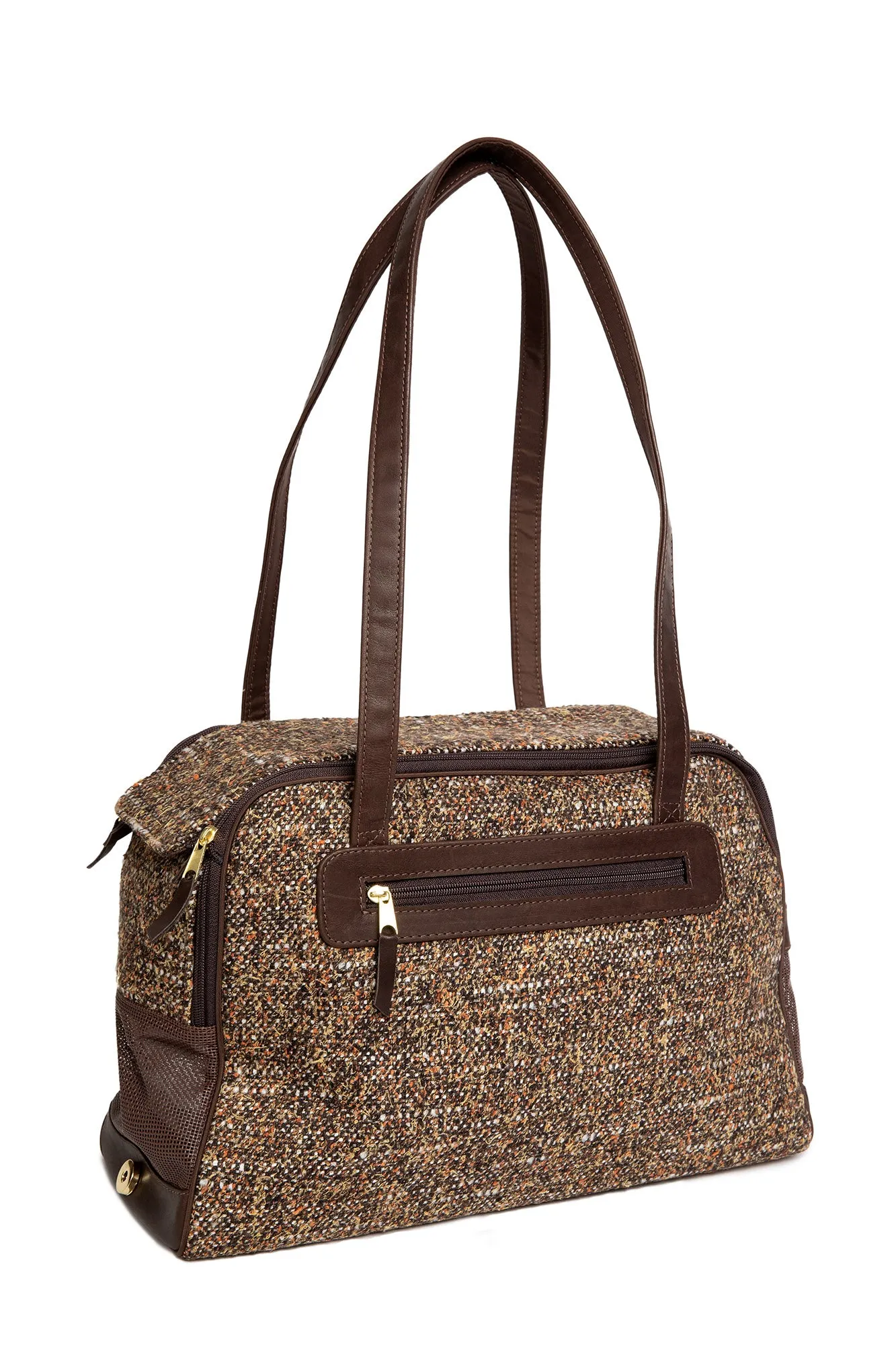 Dog Carrier - Winter - Brown Wool - Tweed Carriers