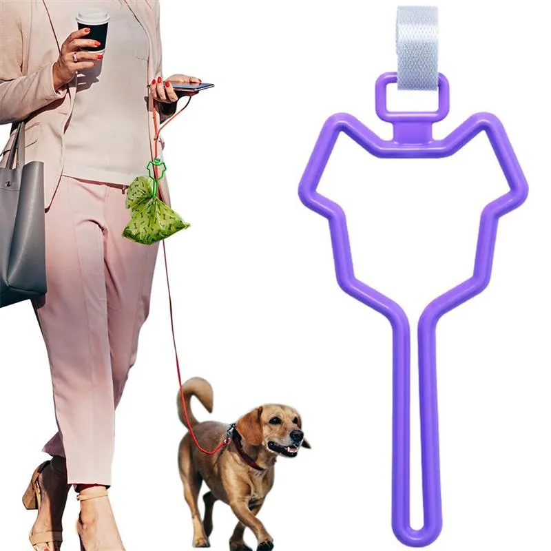 Dog Poop Bag Holder Waste Carrier Pet Supplies Sturdy Durable Dog Traction Rope Distributor Dogs Leash Dispenser Clean Tools