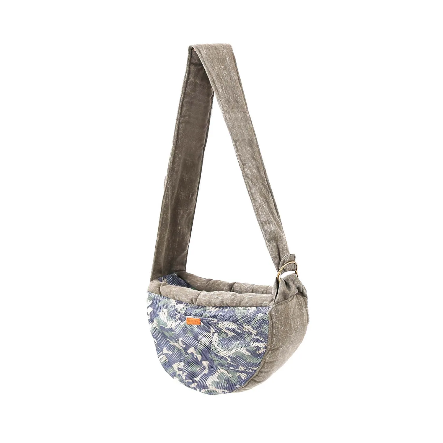 Doglemi Camouflage Pet Sling Bag (Grey)