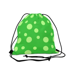 Drawstring Bag - Green Spotted Green