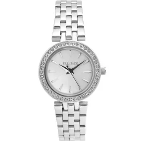 Ellis & Co Stella Silver Tone Stainless Steel Womens Watch