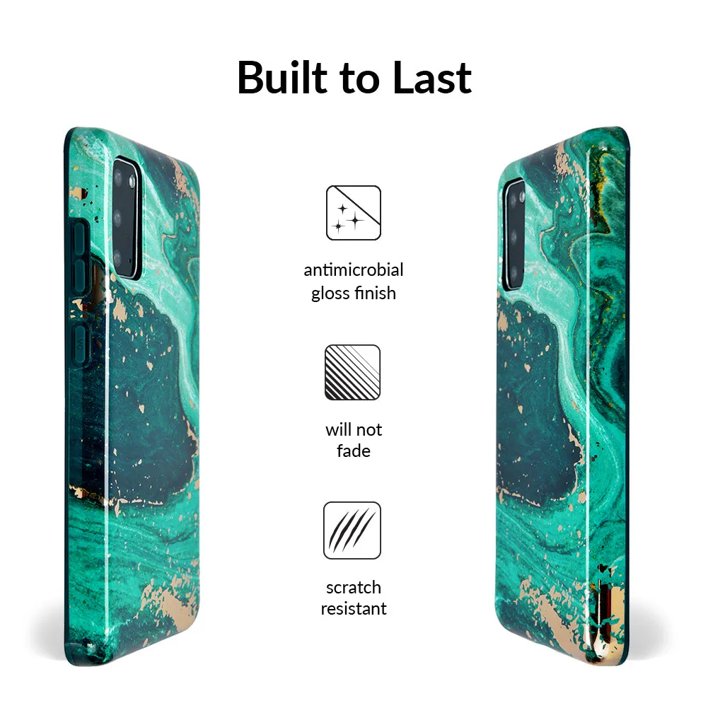 Emerald Marble Samsung Case