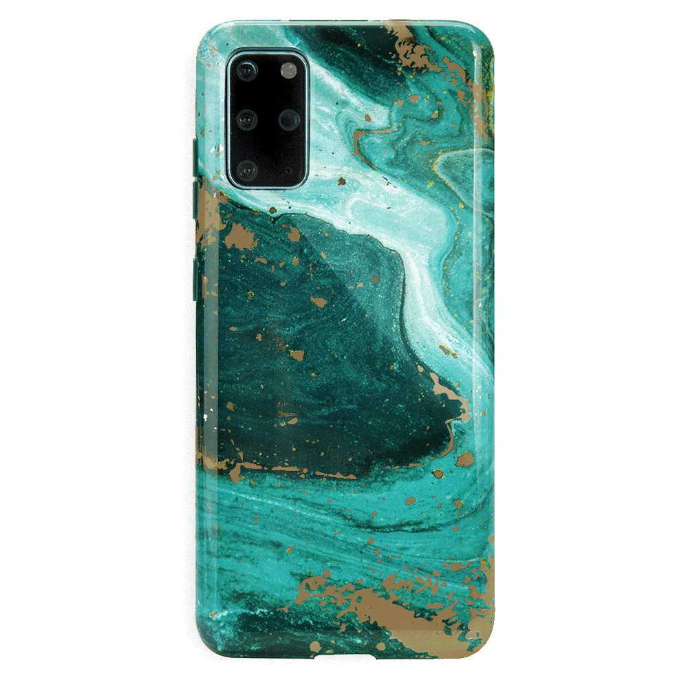 Emerald Marble Samsung Case