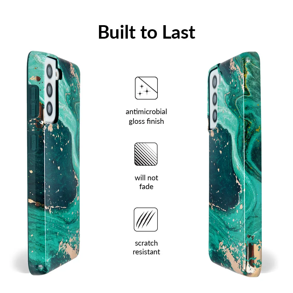 Emerald Marble Samsung Case