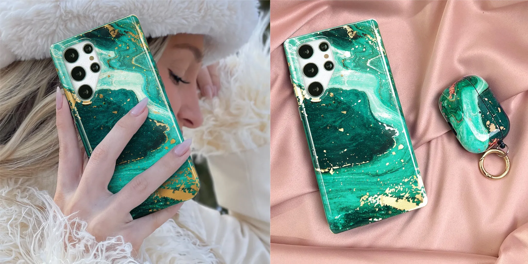 Emerald Marble Samsung Case