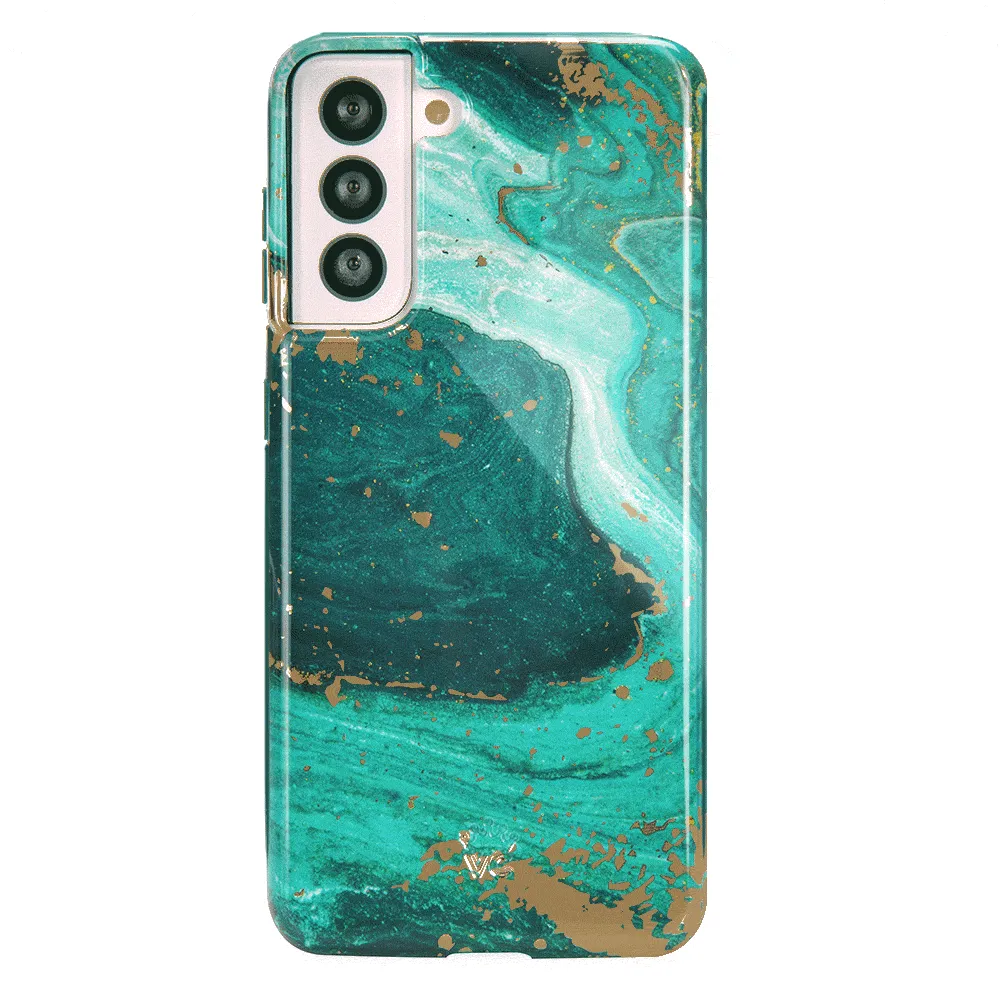 Emerald Marble Samsung Case