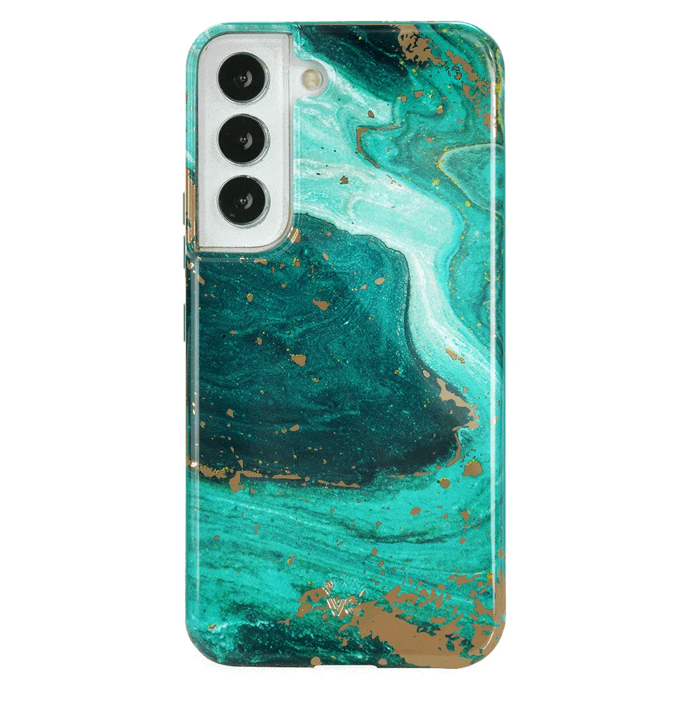 Emerald Marble Samsung Case