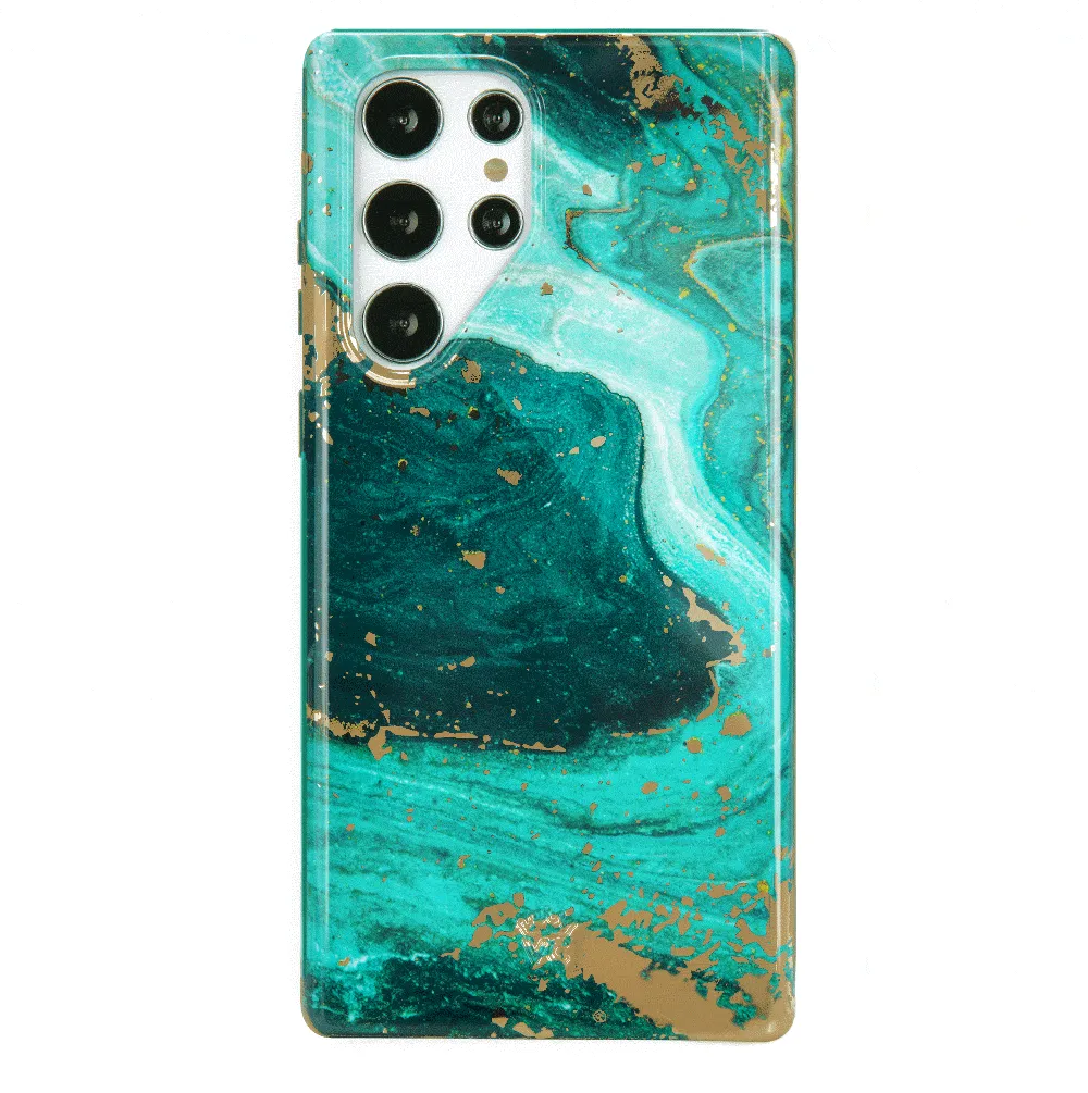 Emerald Marble Samsung Case