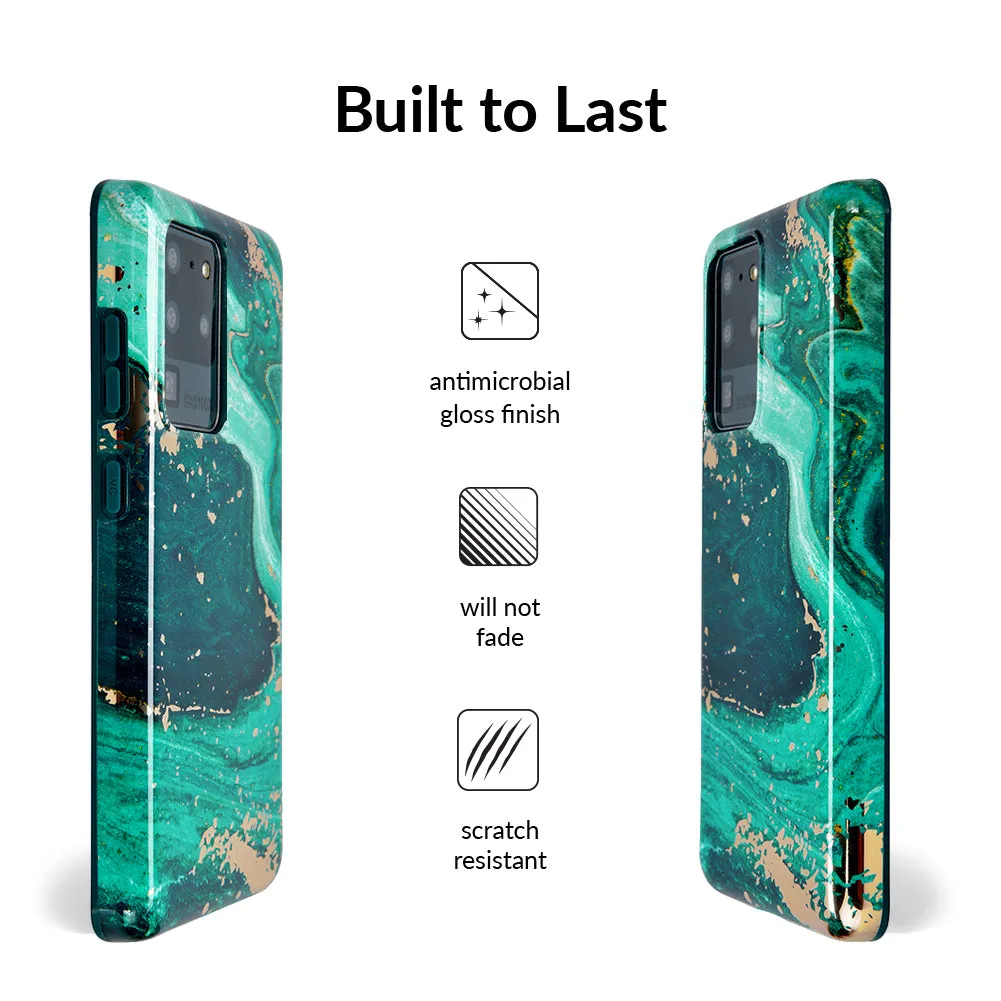 Emerald Marble Samsung Case