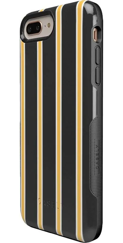 Fine Lines | Mustard Yellow Pinstripe iPhone Case