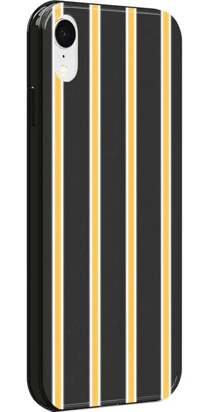 Fine Lines | Mustard Yellow Pinstripe iPhone Case