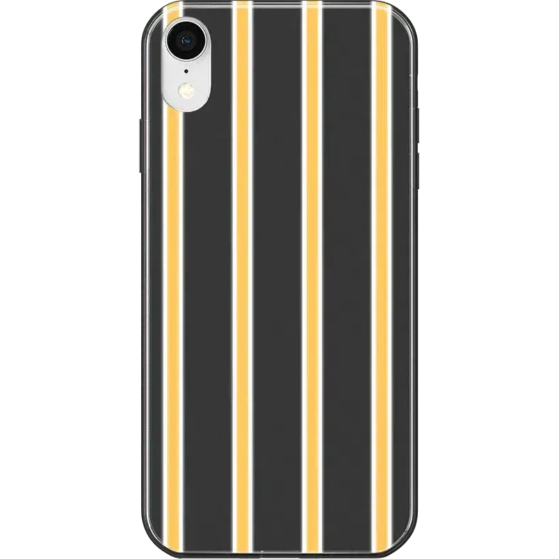 Fine Lines | Mustard Yellow Pinstripe iPhone Case