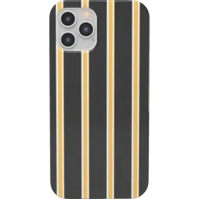 Fine Lines | Mustard Yellow Pinstripe iPhone Case