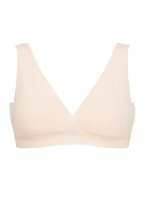 Florence Jersey Nursing Crop Top  - Shell