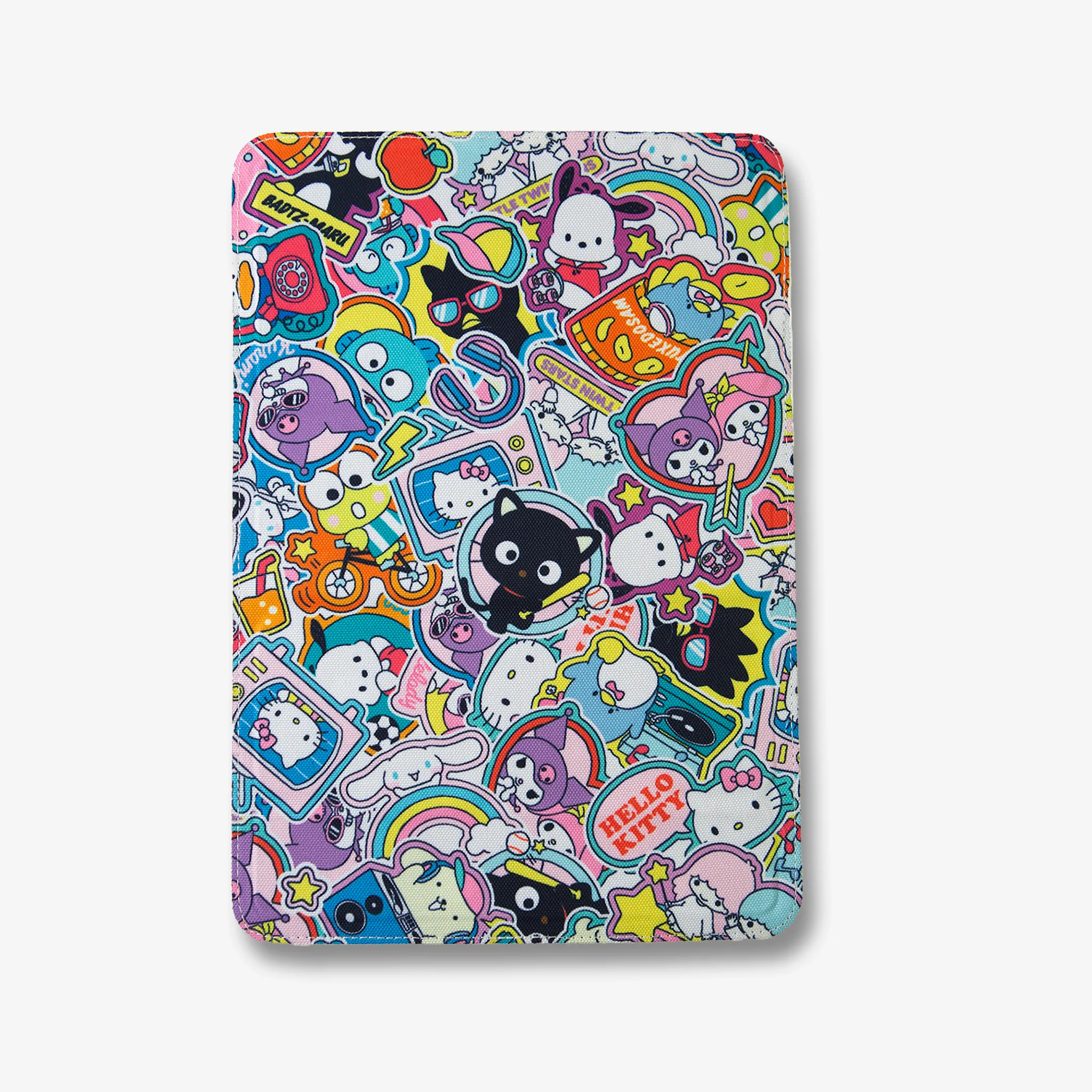 Foldable iPad Sleeve - Hello Kitty® and Friends Stickers