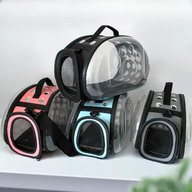 Foldable Transparent Pet Carrier Bag