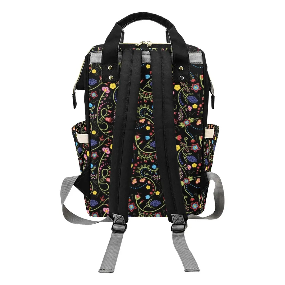 Fresh Fleur Midnight Multi-Function Diaper Backpack/Diaper Bag