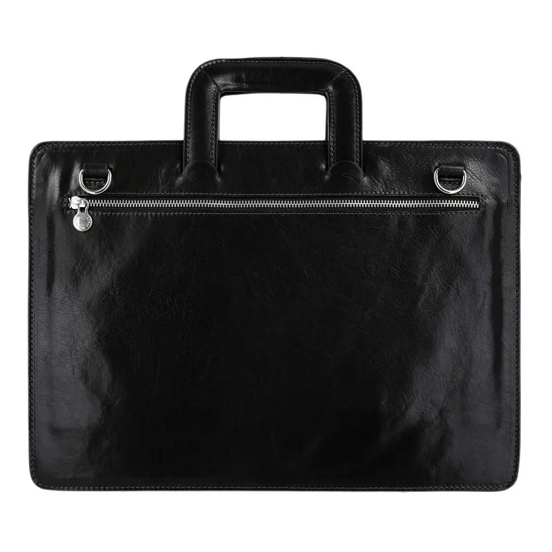 Full Grain Italian Leather Briefcase - The Tempest