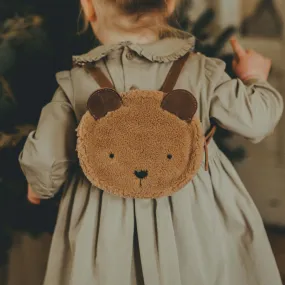 Girls Brown Pugi Bear Backpack