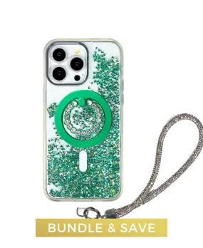 Green Prism Glitter MagSafe Set