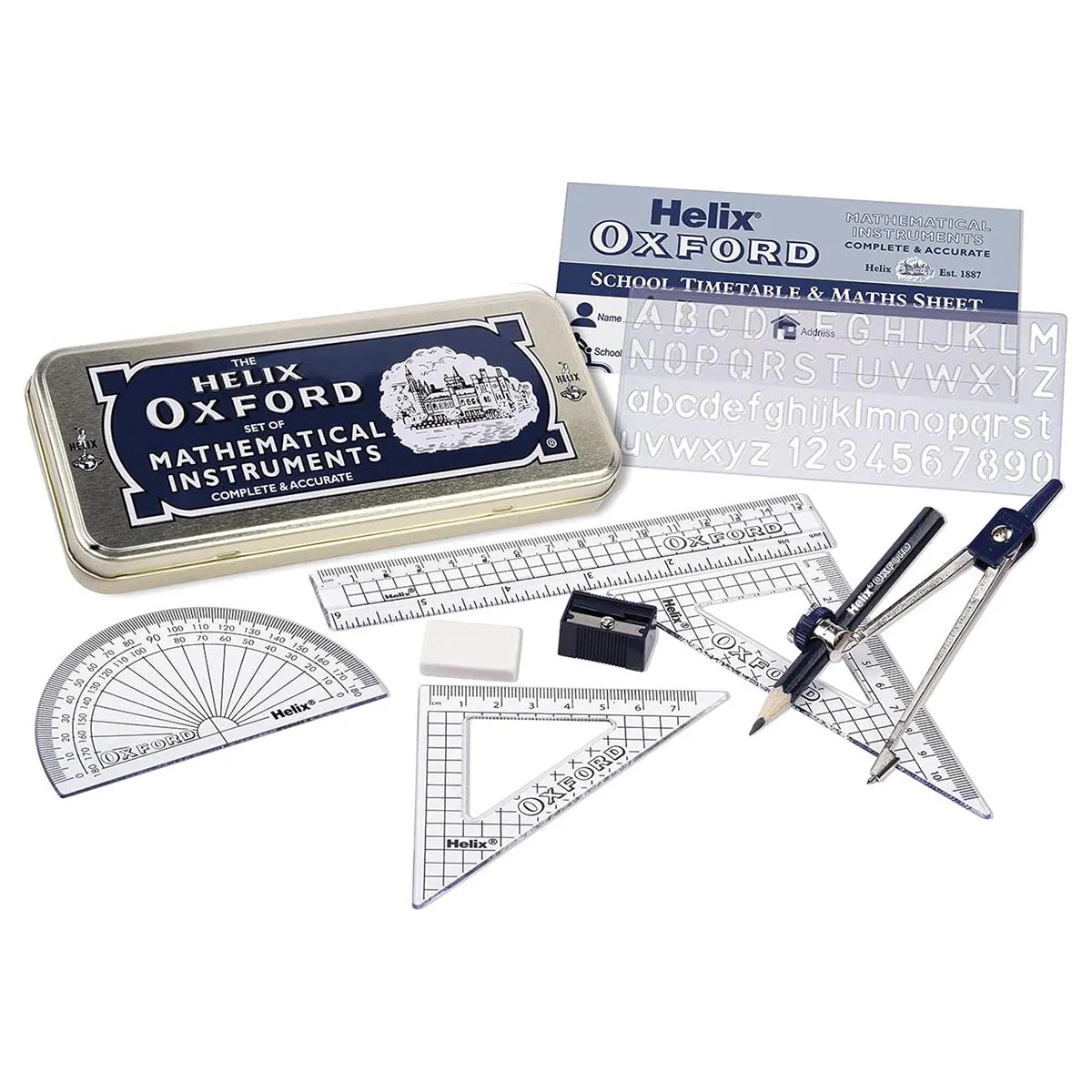 Helix Oxford Complete School Stationery Set