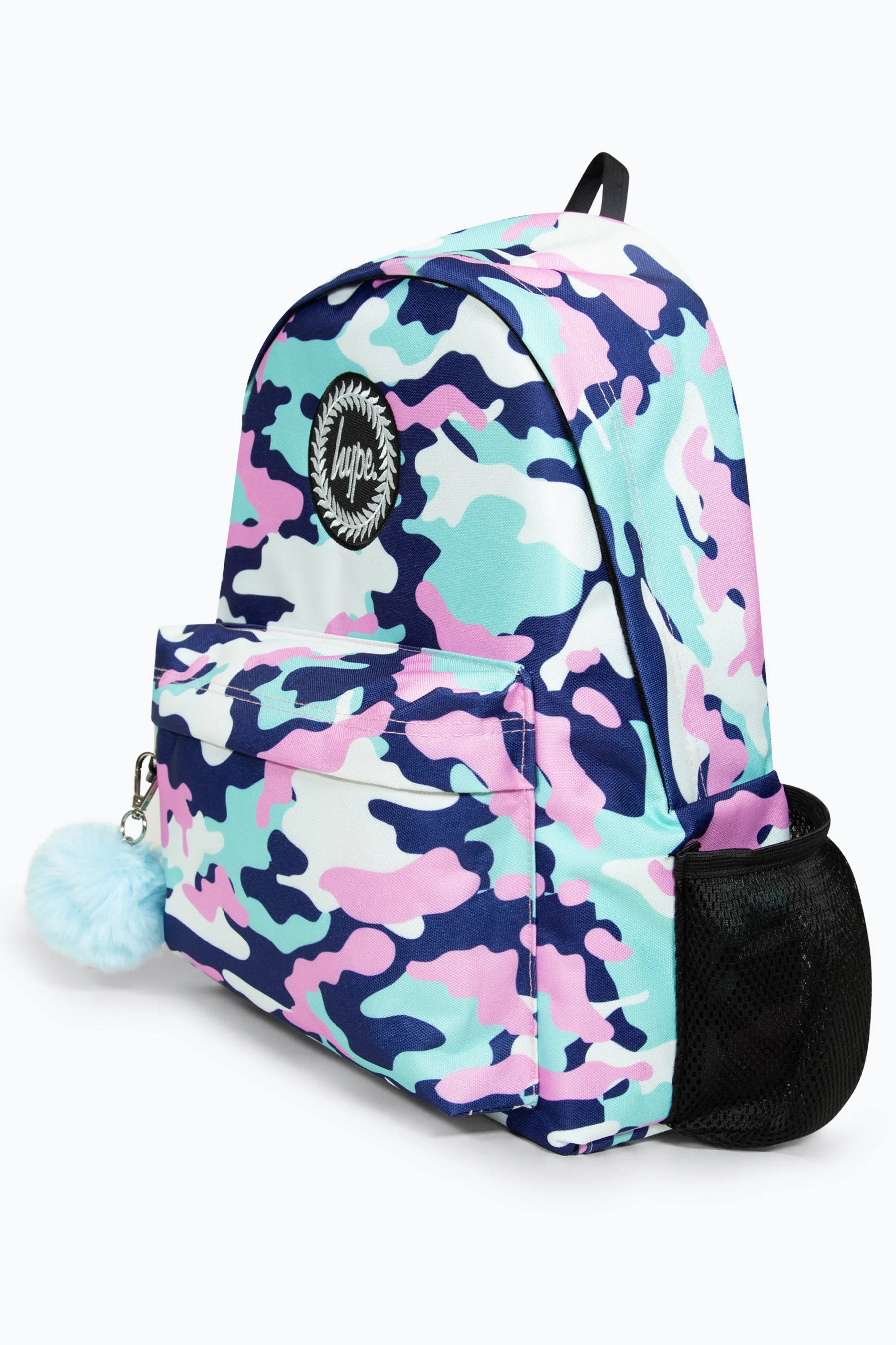 Hype Girls Iconic Pink/Blue Evie Camo Backpack