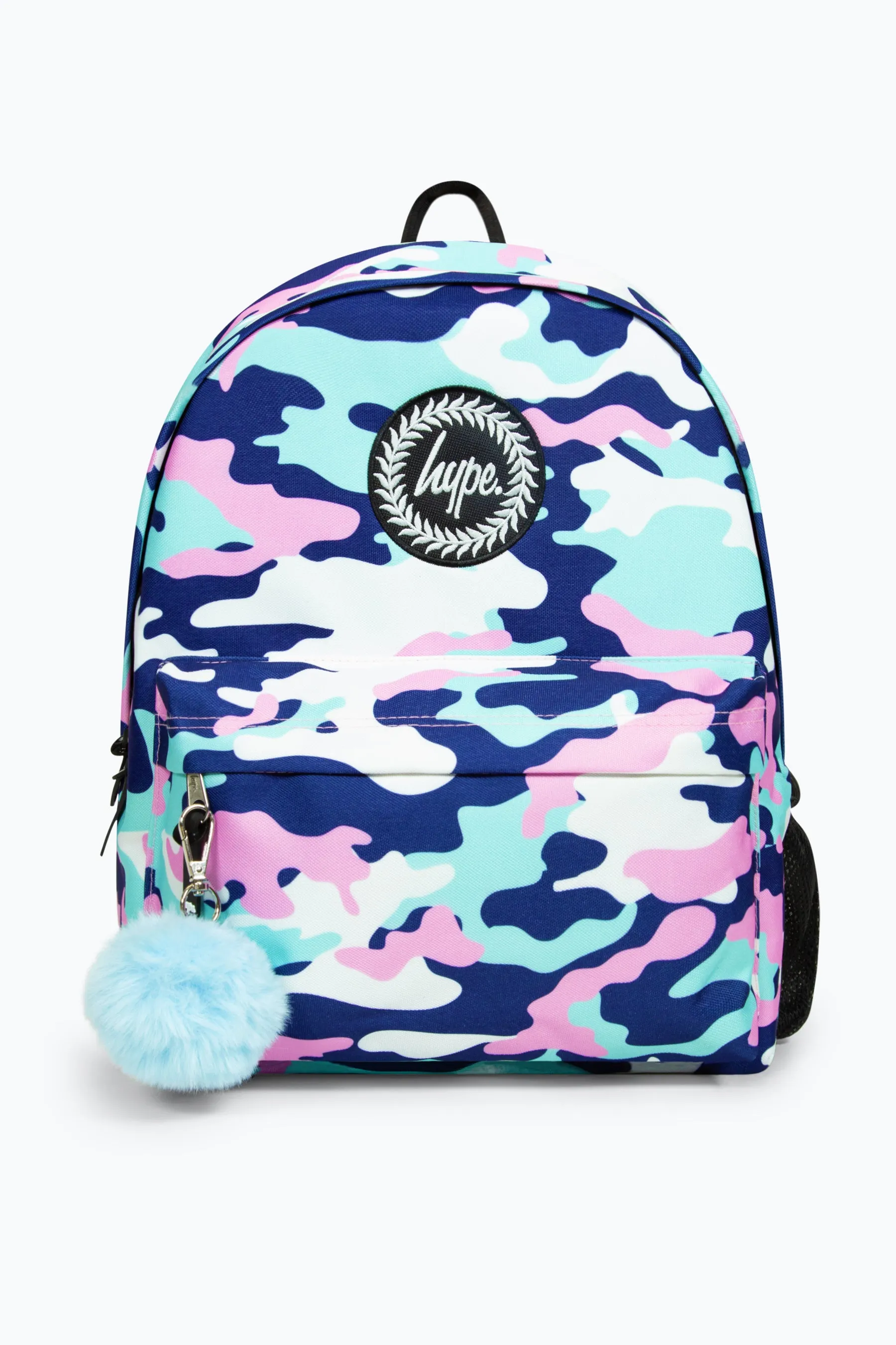 Hype Girls Iconic Pink/Blue Evie Camo Backpack