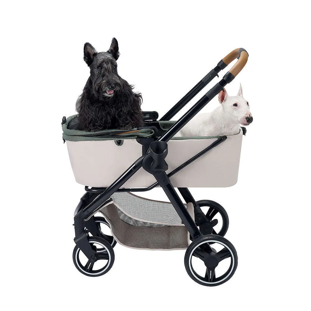 Ibiyaya Retro Luxe Large Pet Stroller