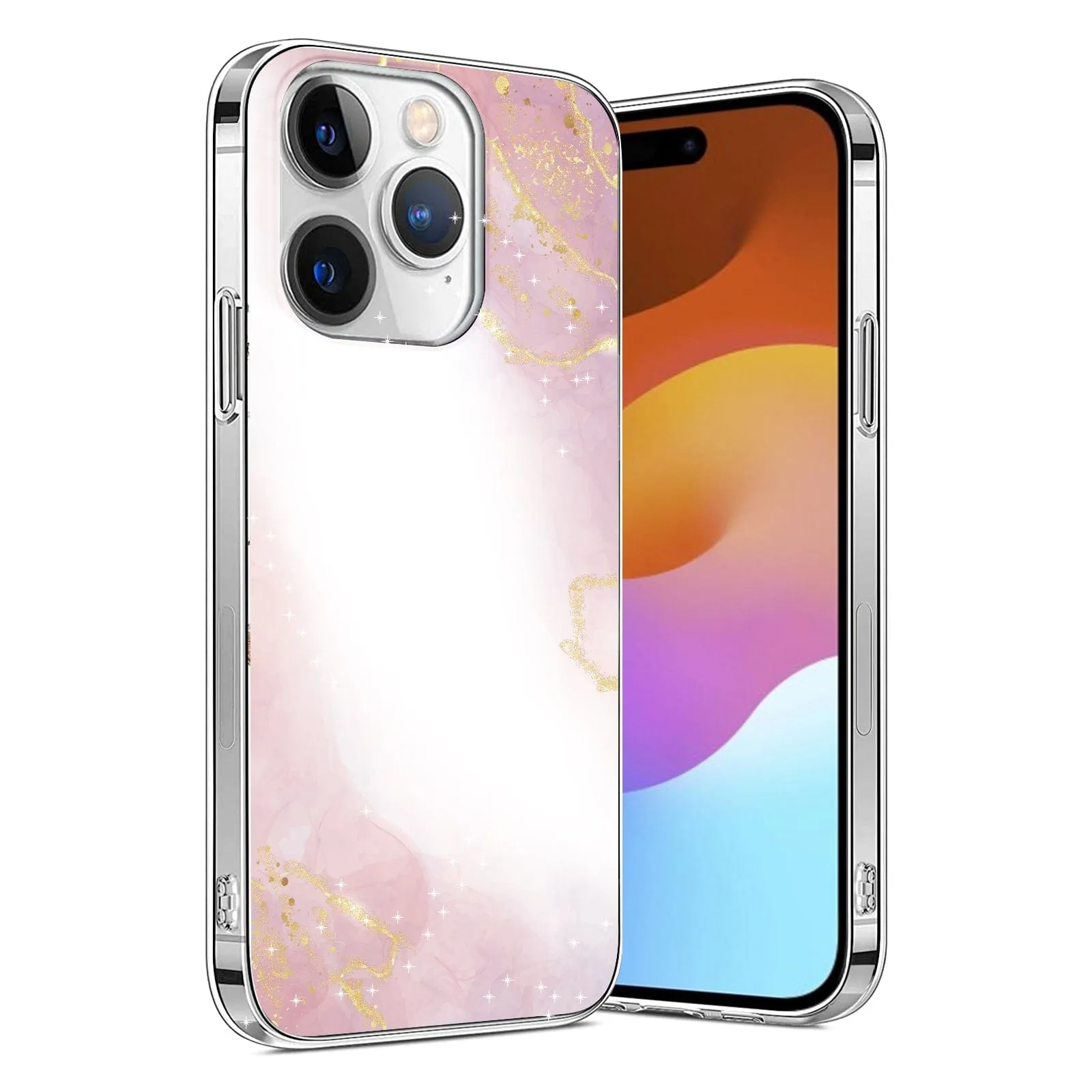 Inspire Series Pink Marble Case - iPhone 15 Pro - CP00464