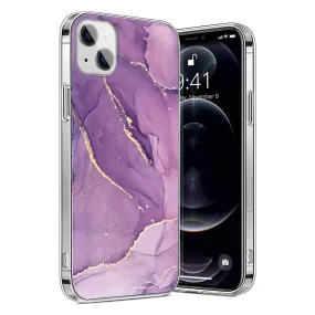 Inspire Series Purple Marble Case - iPhone 13 & iPhone 14